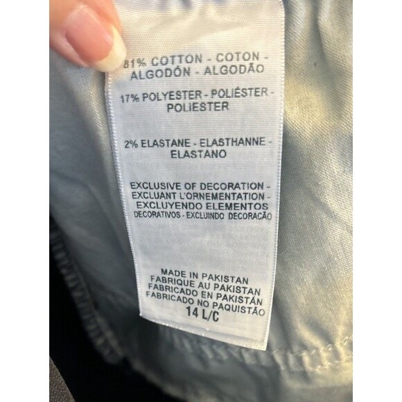 Levi’s Woman’s Jeans Size 14 L Curvy Skinny Dark Blue Pants Signature - Picture 4 of 7